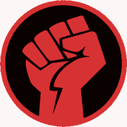 Red power fist, sourced from https://openclipart.org/detail/220021/Power-Fist